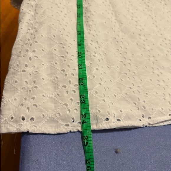 NWT Draper James White Eyelet Lace Women's Top - Picture 3 of 6